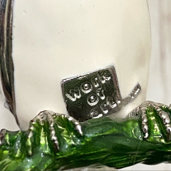 Art Form Bali Starling Bird Enamel Trinket - Picture 11 of 14